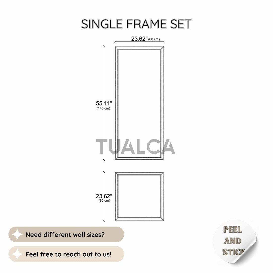 Wall Trim Set Pre-Cut Wall Moldings Kit CST-022