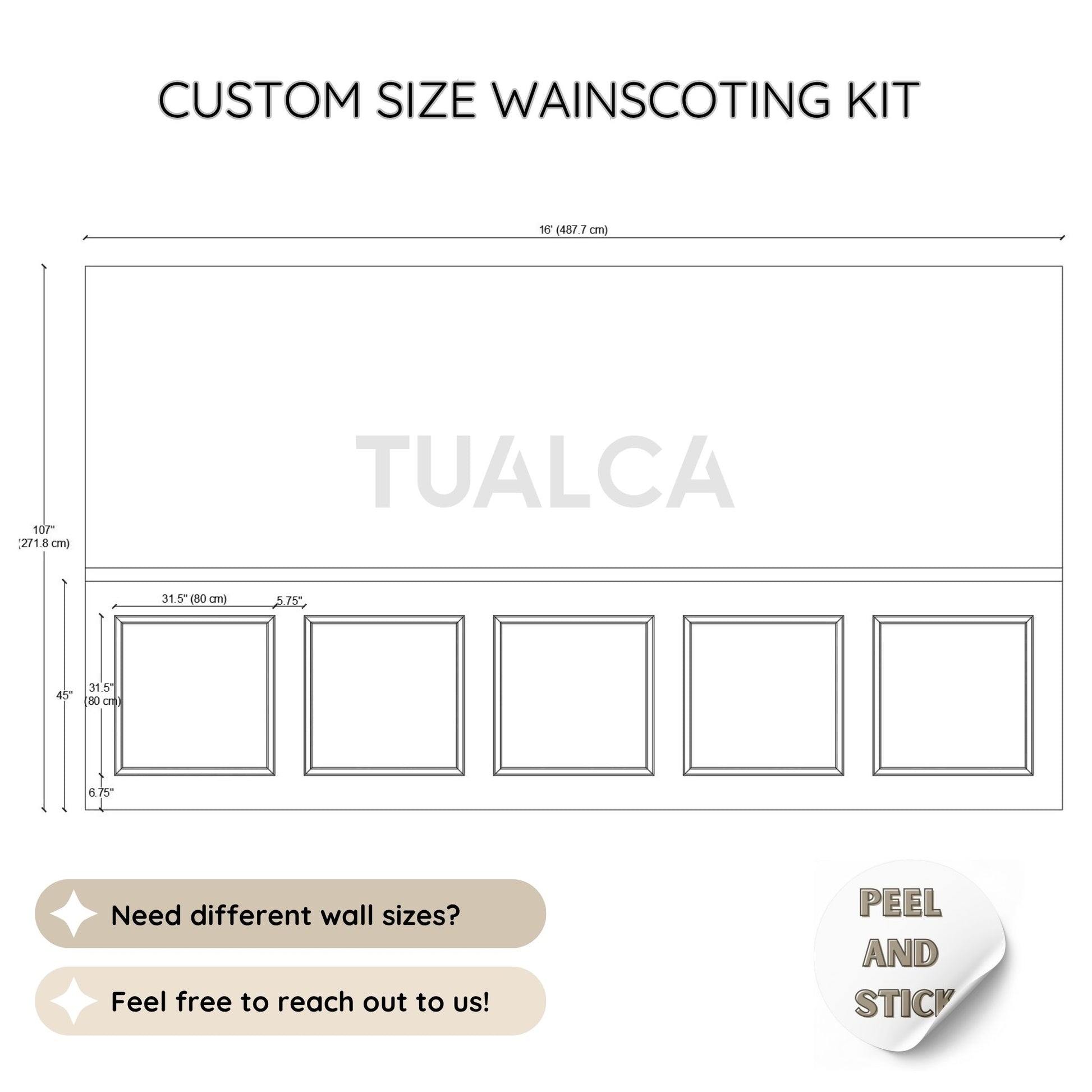 Custom Design Wall Molding Kit - Natalie Stephens