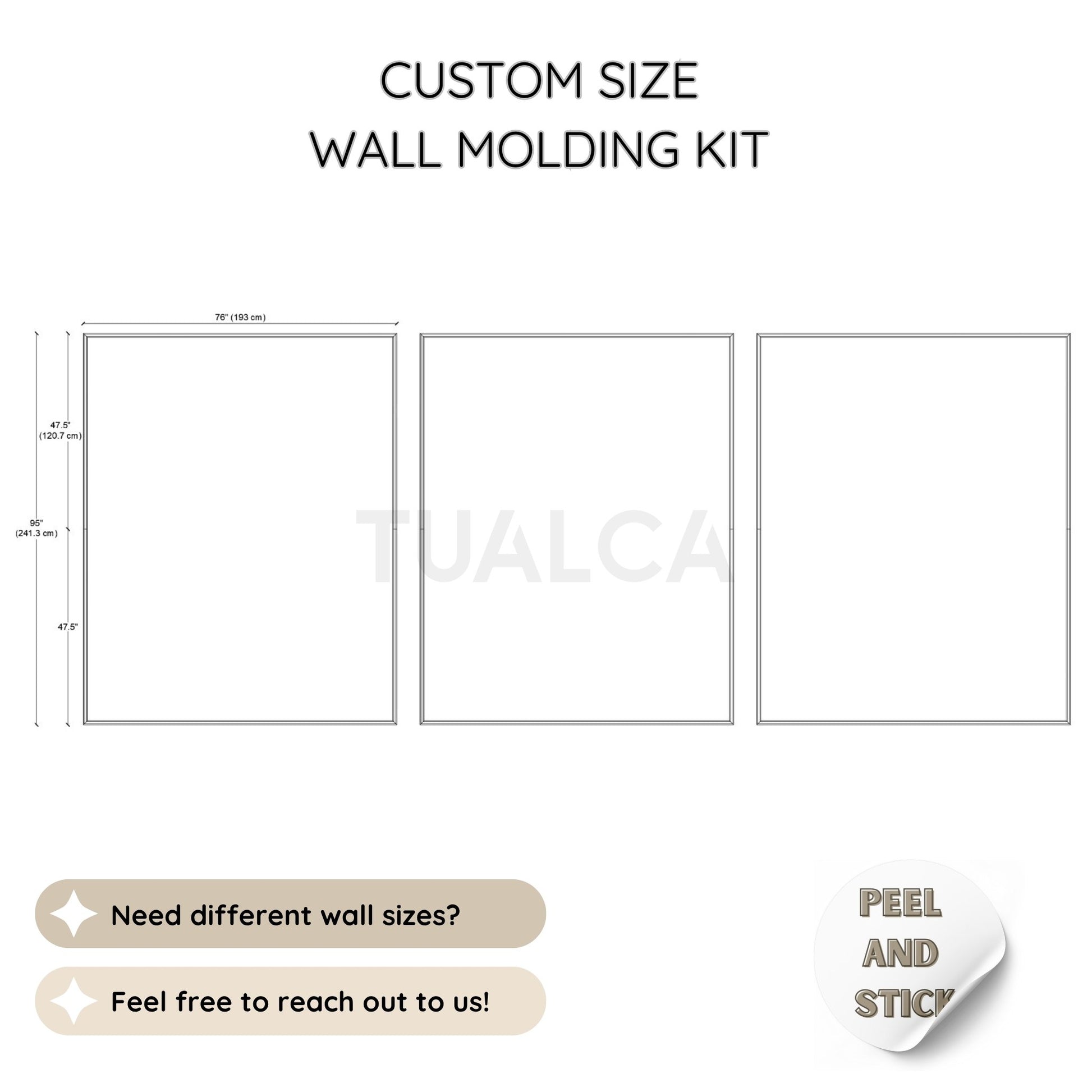 Custom Design Wall Molding Kit CST-040