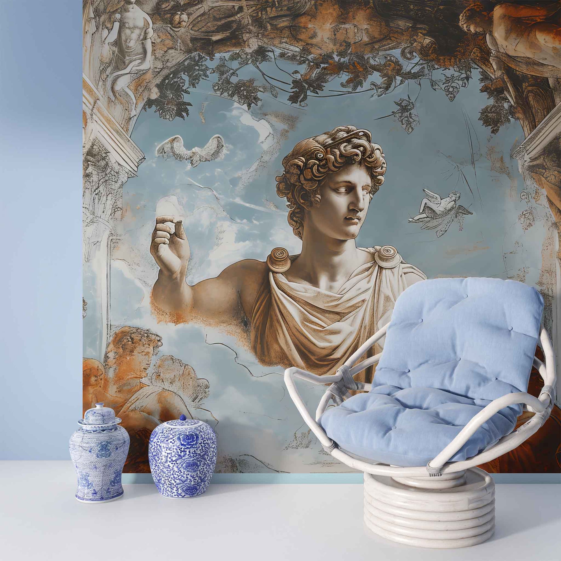 Renaissance Greek Mythology Wallpaper | Mythological Wall Art YM-02539