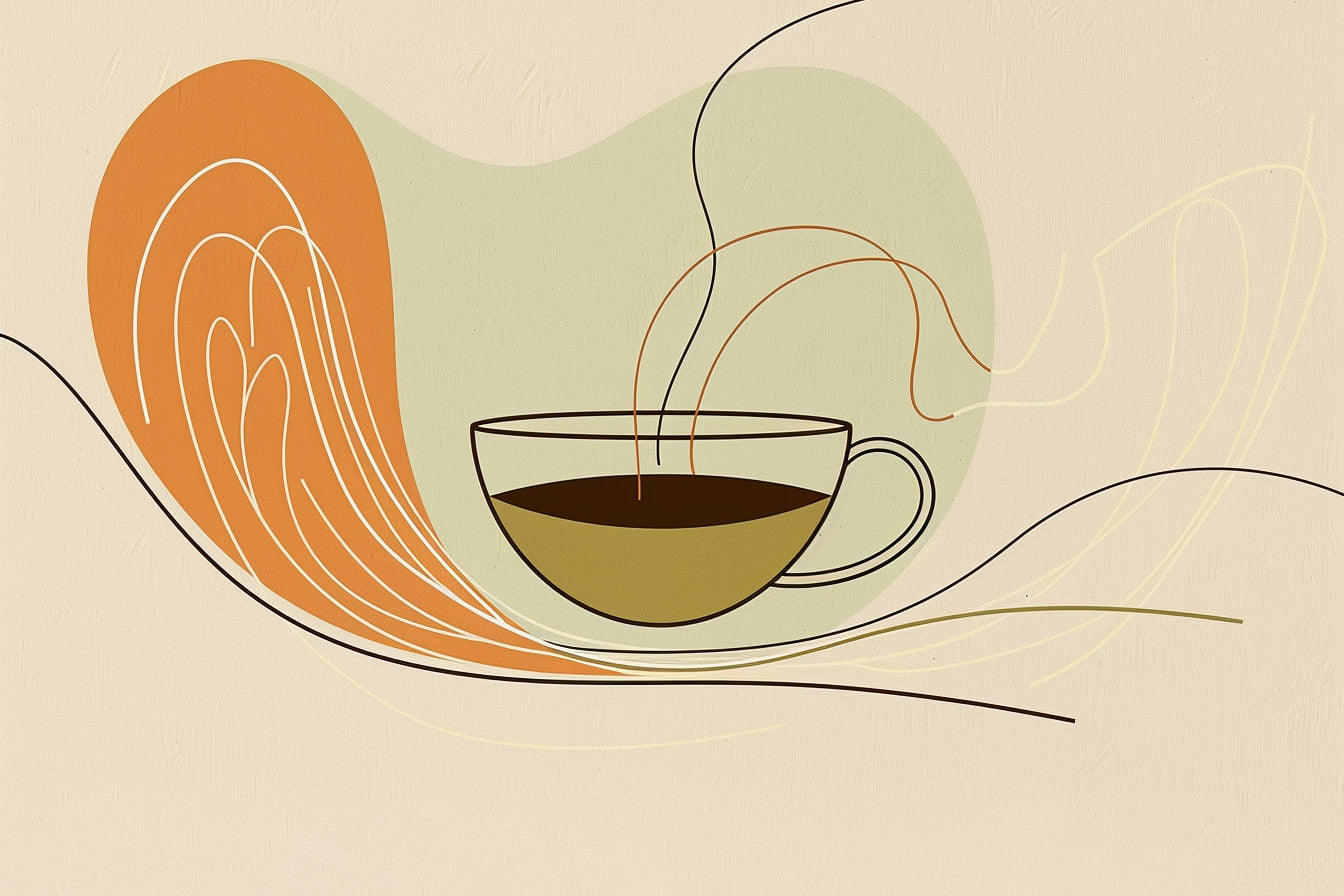 Retro Cafe Wallpaper, Vintage Cafe Wall Art Deco Wallpaper YC-05070