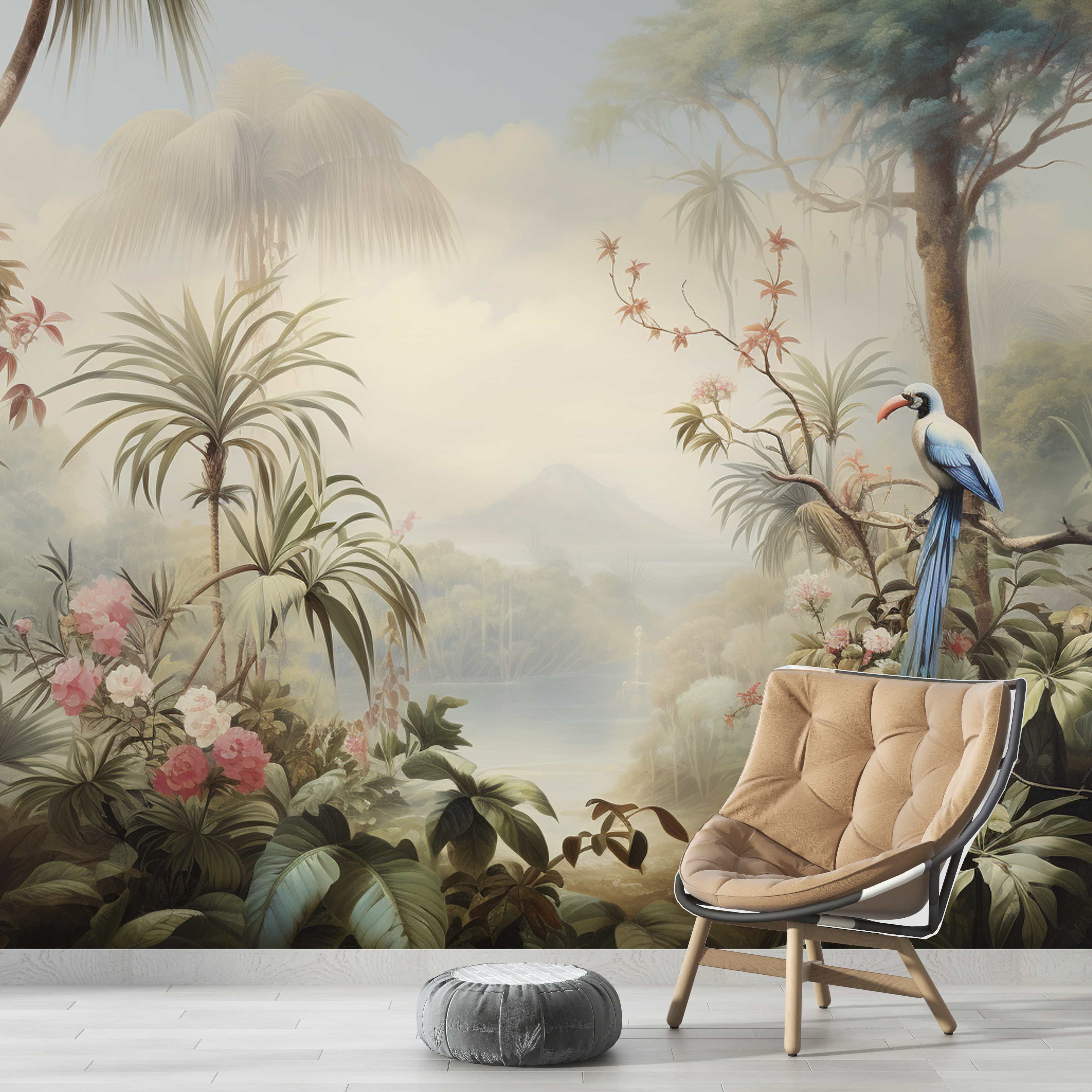 Tropical Jungle Wallpaper | Landscape Wall Mural