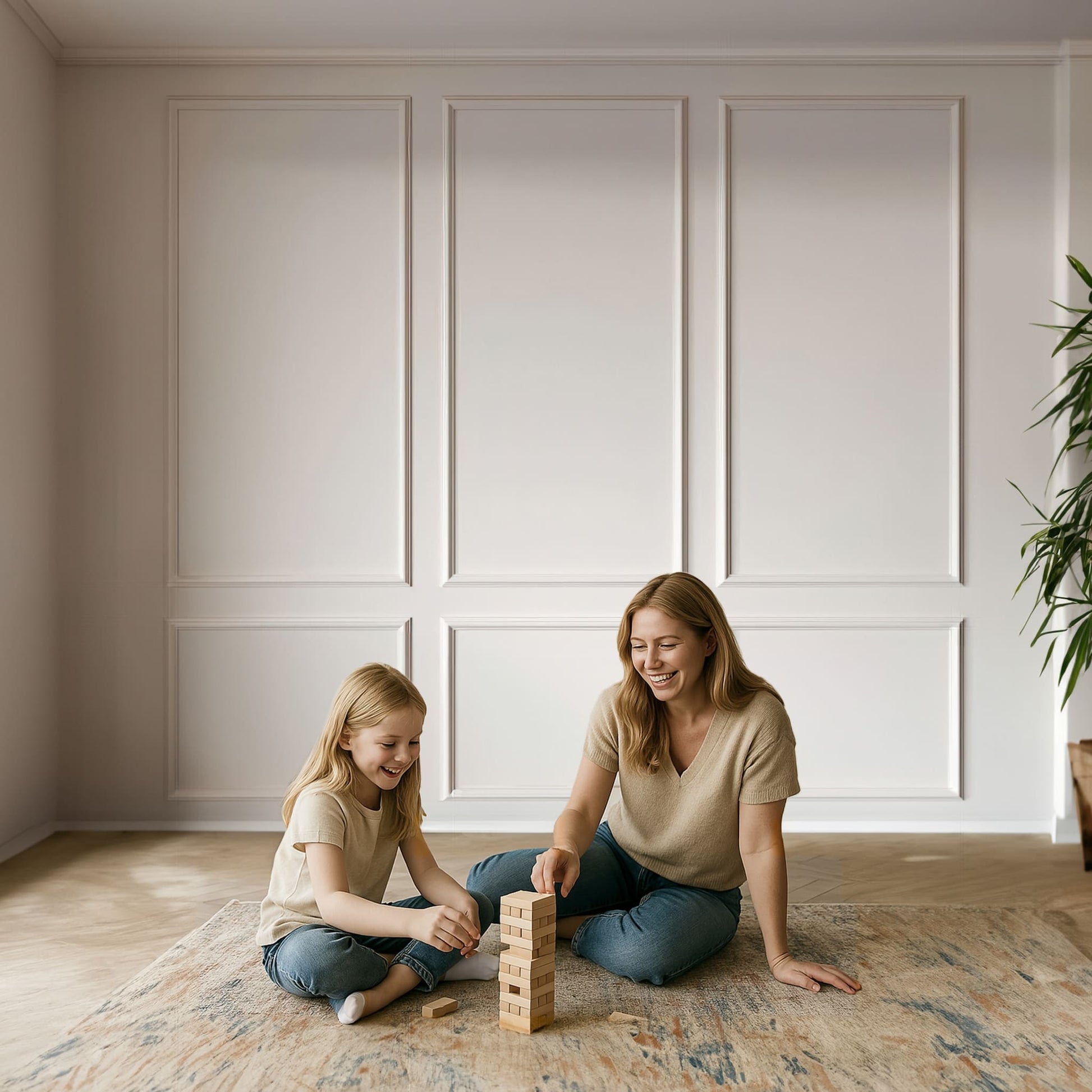 Wall Molding Peel and Stick Panel, Precut Wall Trim Kit CST-01A