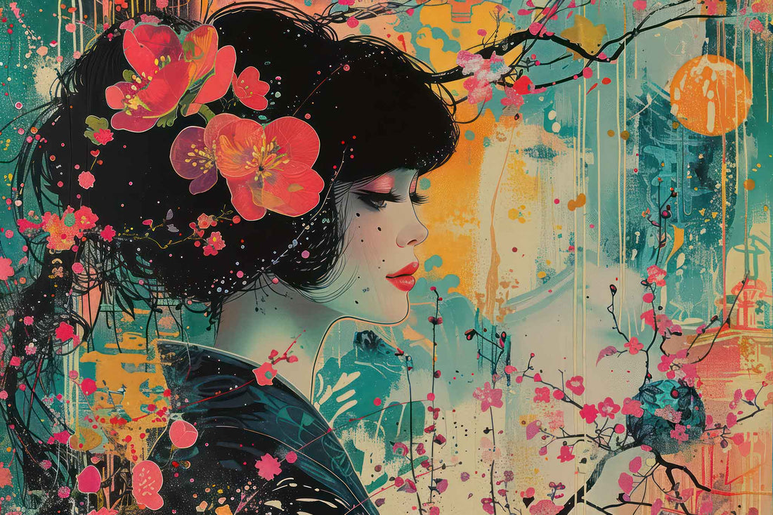 Woman Beauty Salon Wallpaper, Wall Mural for Hairdresser YK-02555