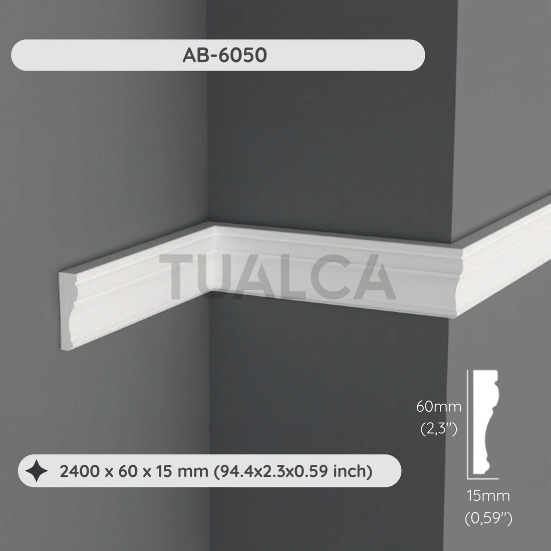 AB-6050-paintablewall-molding-tualca-paintable-waterproof