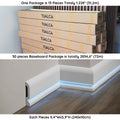 ASL-001-package-Baseboard Molding with Led Duct 