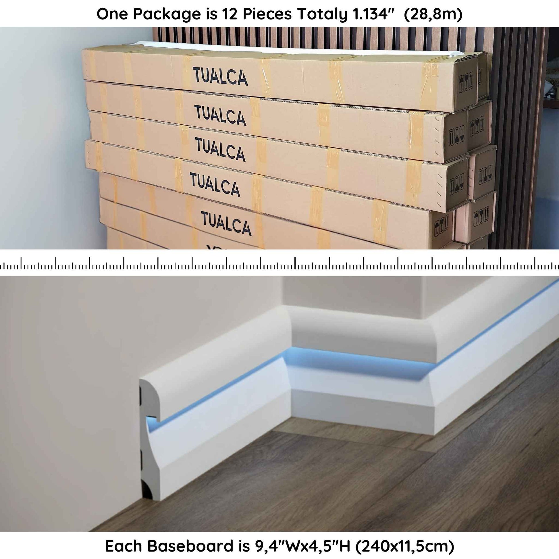 ASL-002-package-Led-Duct-Baseboard -Molding-Tualca