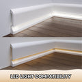 Baseboard Molding with Led Duct