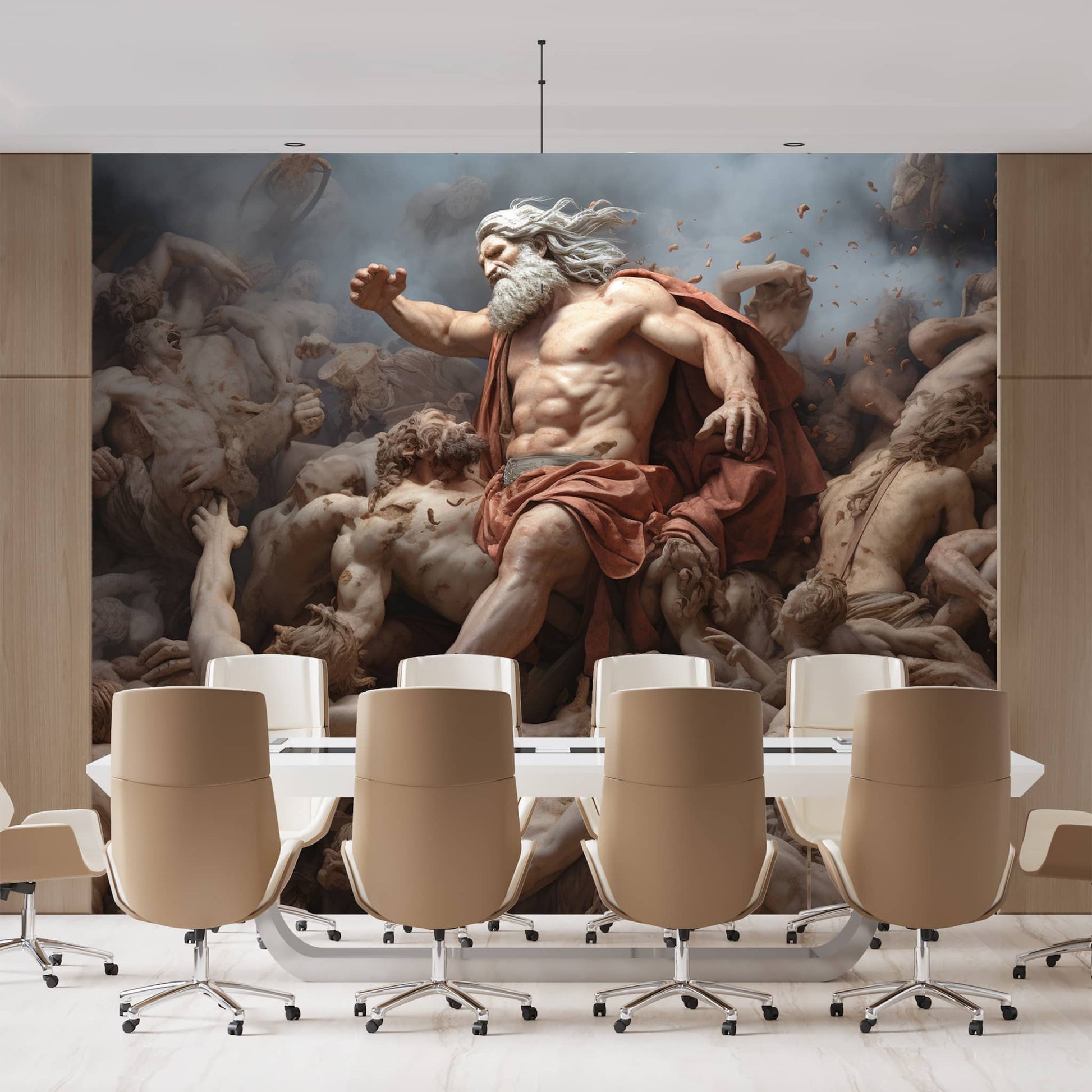 Battle of the Titans Wallpaper, Greek Mythology Dramatic 