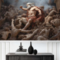 Battle of the Titans Wallpaper, Greek Mythology Dramatic Wall Decal YM-02346