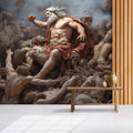 Battle of the Titans Wallpaper, Greek Mythology Dramatic Wall Decal 