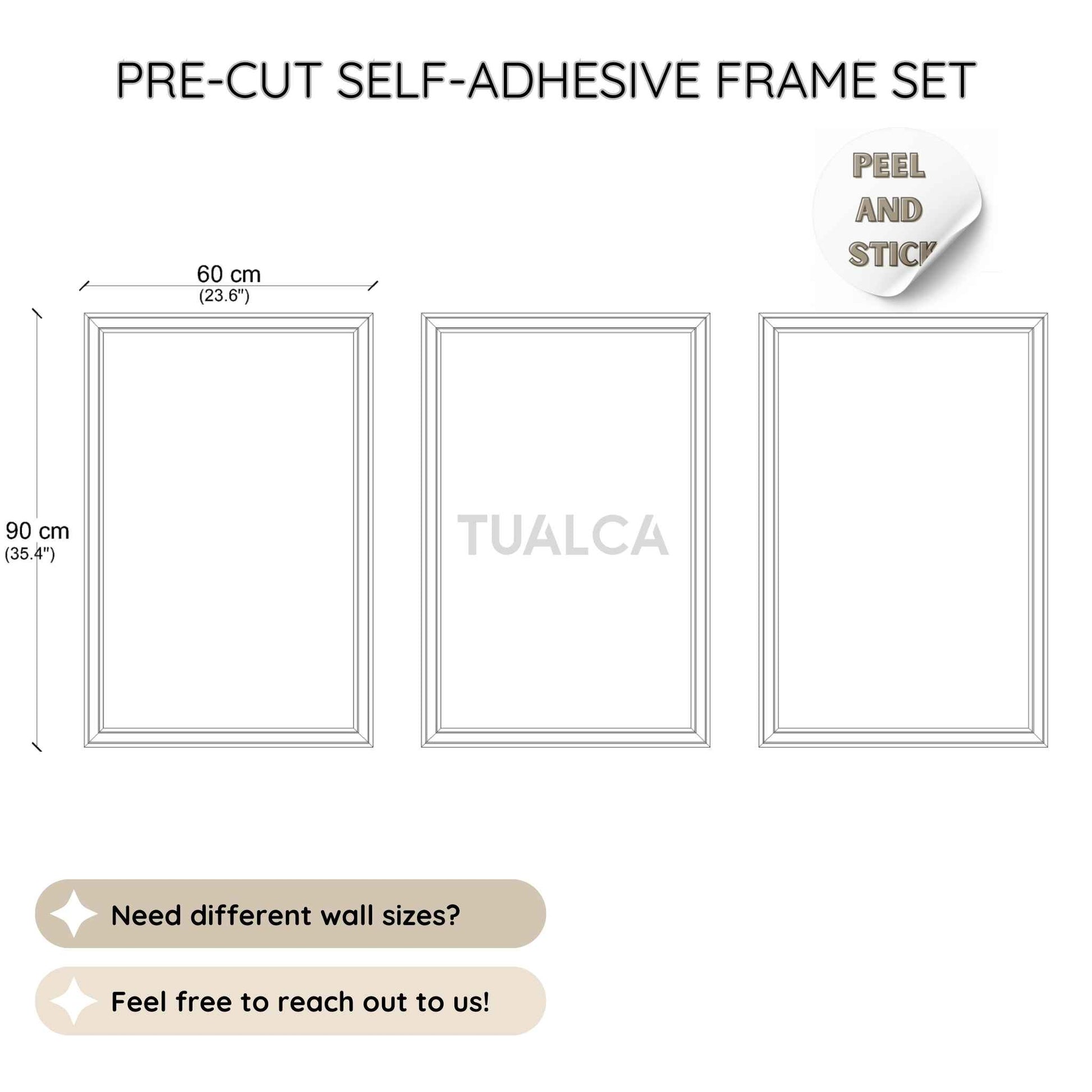 CST-001-Wall-Molding-kit-wall-frame-set-TUALCA