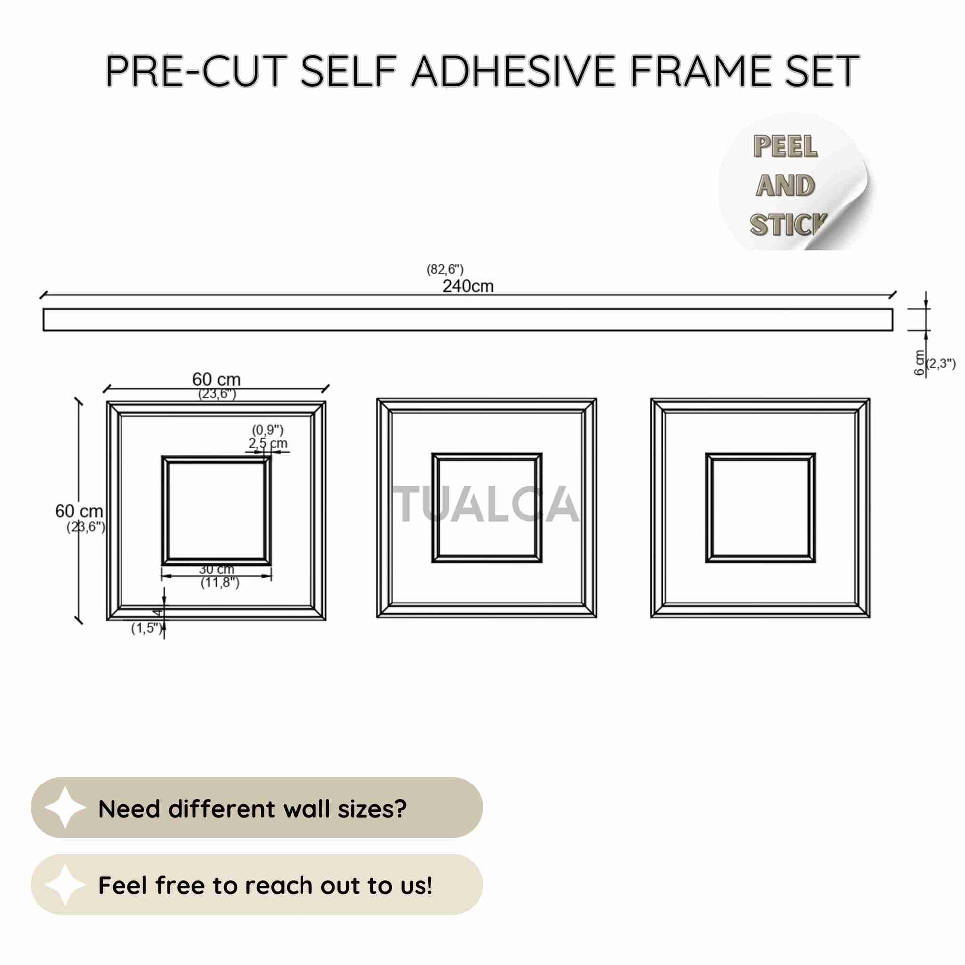 CST-006-Wall-Molding-self-adhesive-frame-set