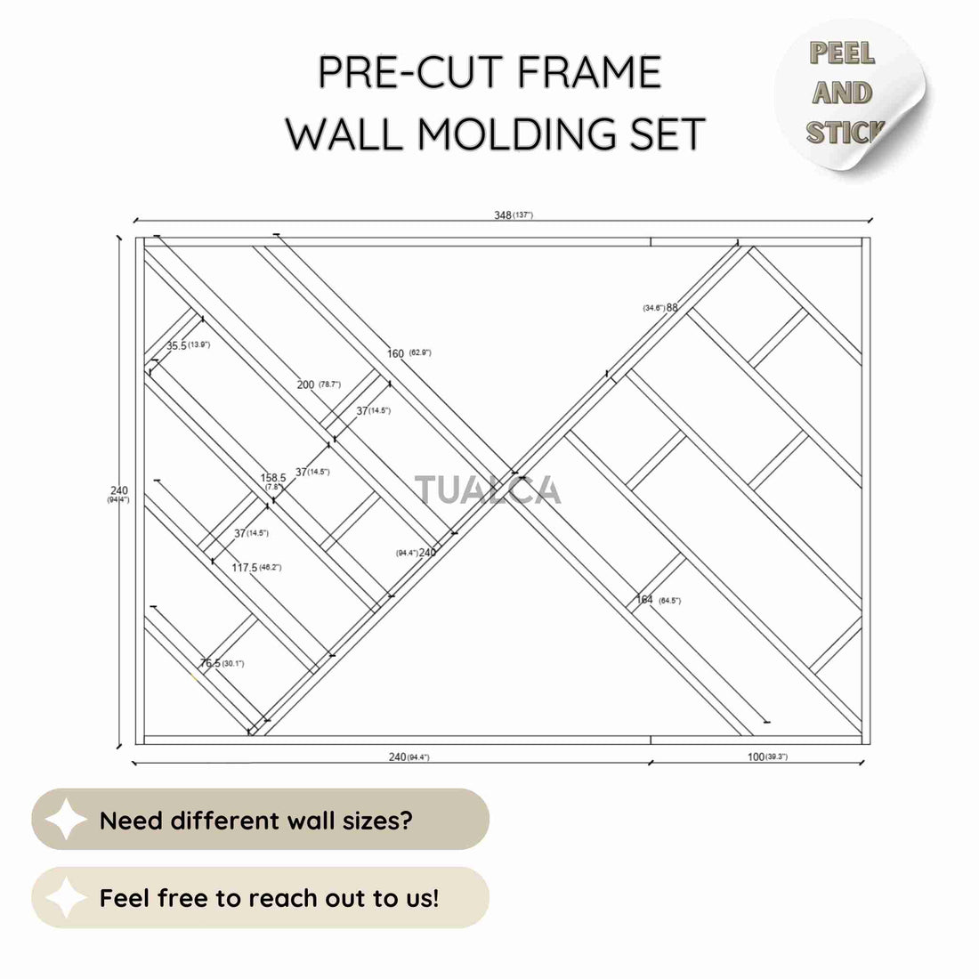 CST-010-pre-cut-peel-and-stick-Wall-Molding-Kit-TUALCA