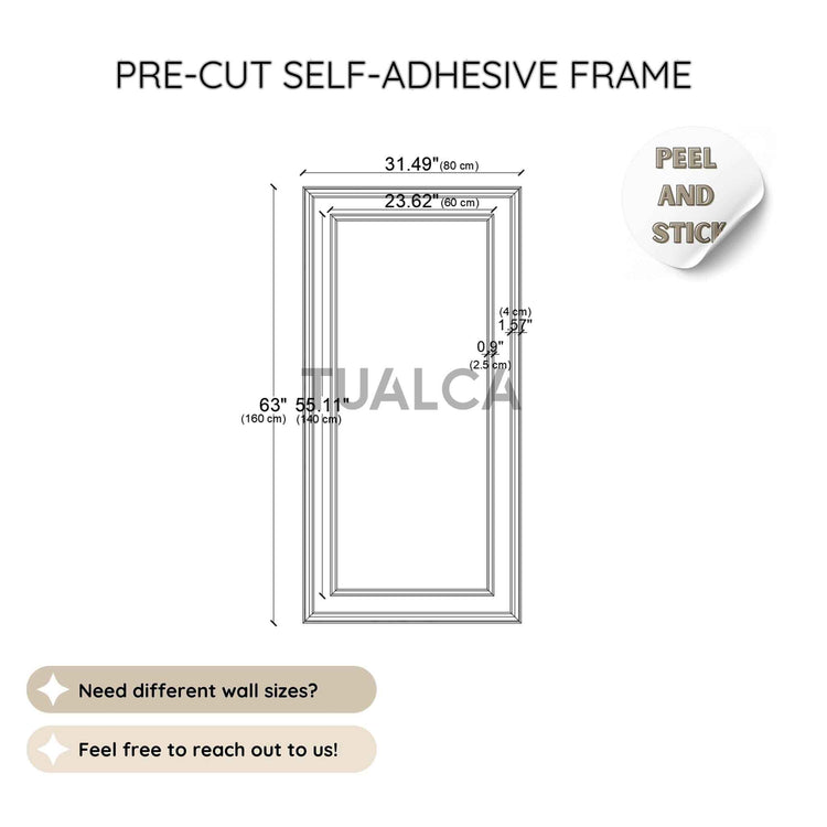 Pre-Cut Accent Wall Molding & Picture Frame Molding | Wall Molding Kit ...