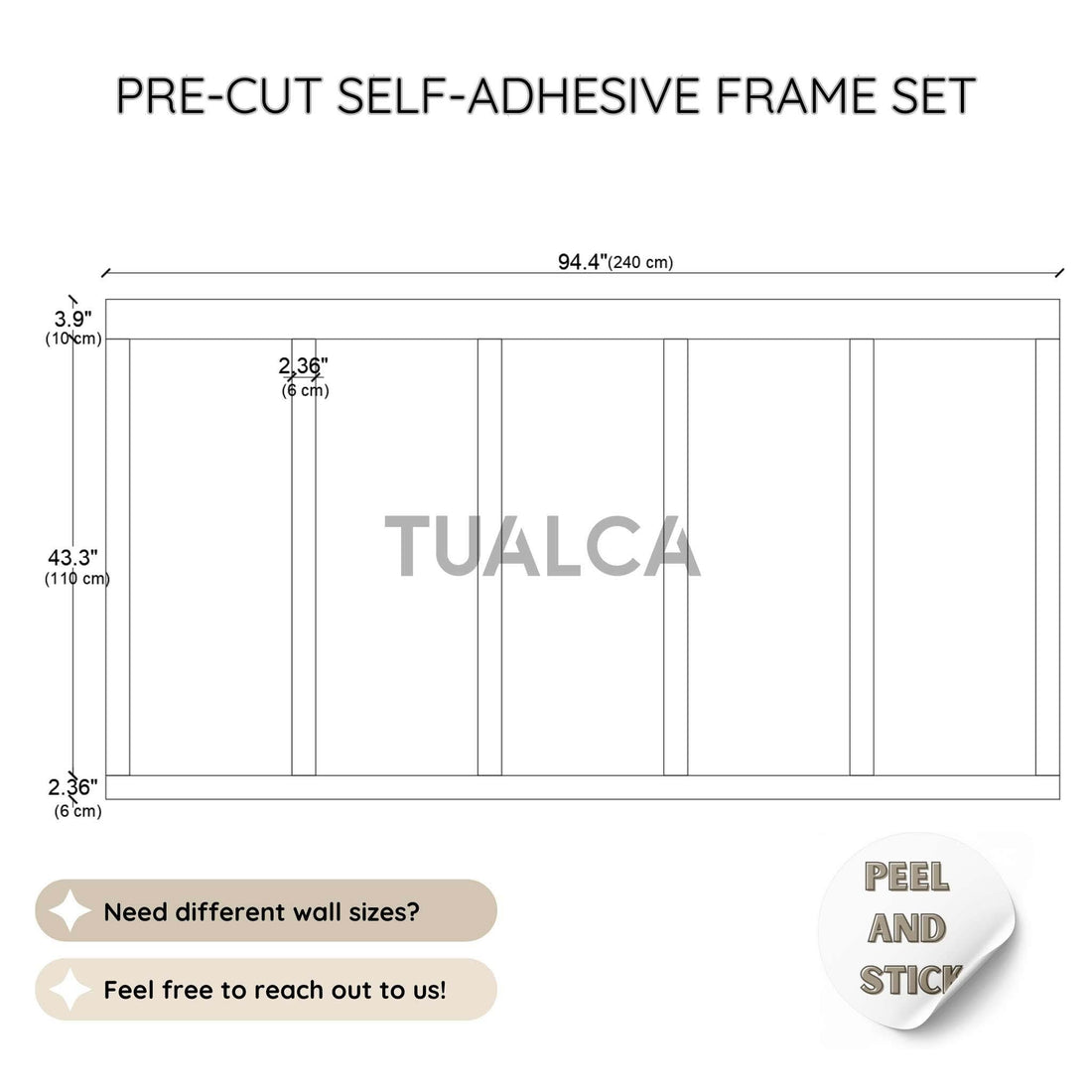 CST-025-peel-and-stick-wall-moulding-trim-kits