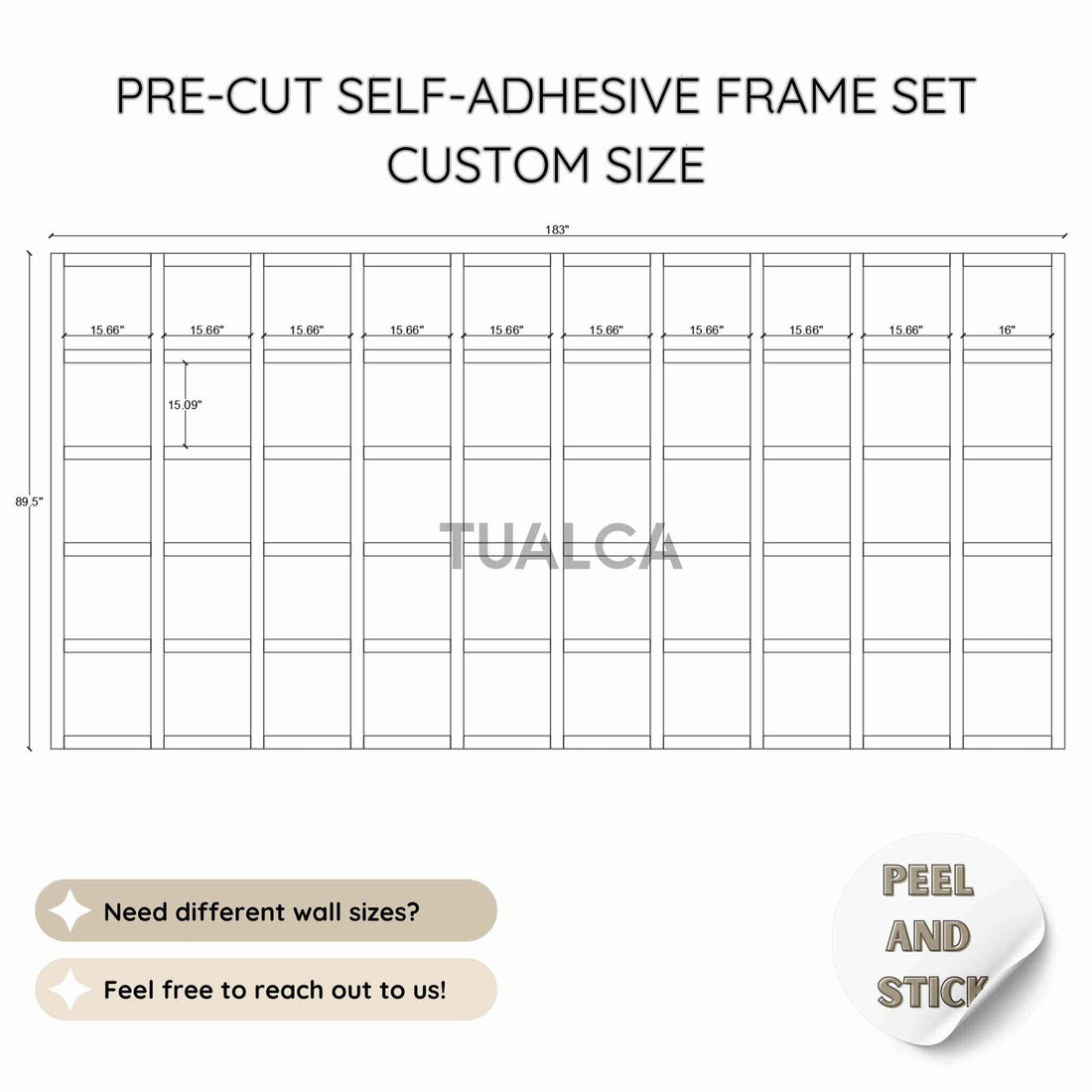 Wainscoting Panel Kit | Wall Molding Trim Set CST-029 trim moulding