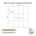 Easy DIY Wall Molding Kit Peel and Stick Wall Trim CST-032