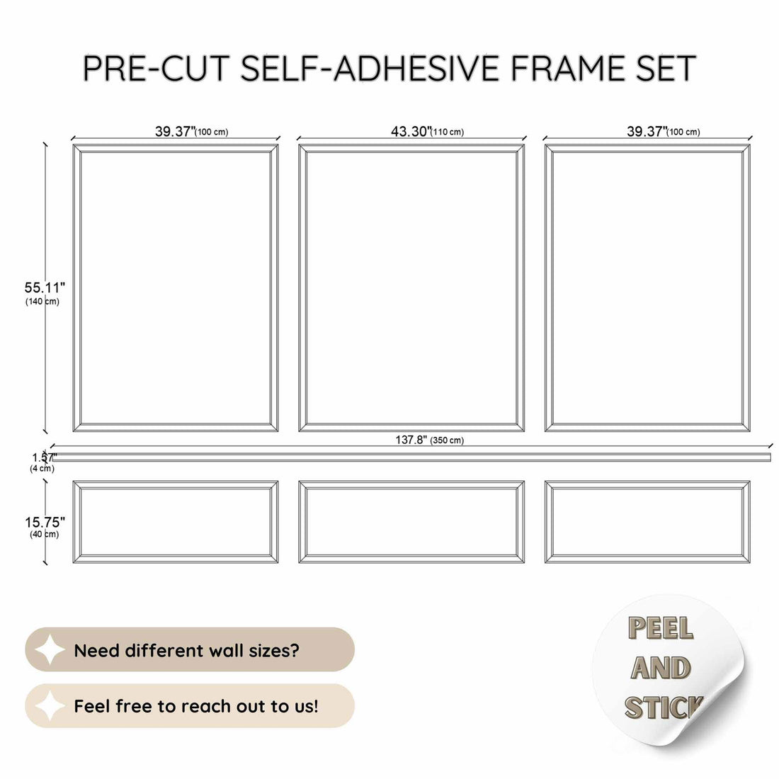 CST-039-accent-wall-moulding-frame-kit