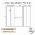 Decorative Wall Molding Kit Peel and Stick Wall Trim CST-040