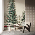 Christmas Train Wallpaper for Walls | Cute Snowy Scene Removable Mural YD-05124