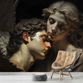 Cupid and Psyche Oil Painting Wallpaper  Mythological Wall Art YM-00277
