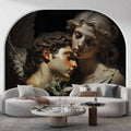 Cupid and Psyche Oil Painting Wallpaper  Mythological Wall Art YM-00277