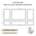 Custom Design  Modern Wall Molding Kit Cst-055