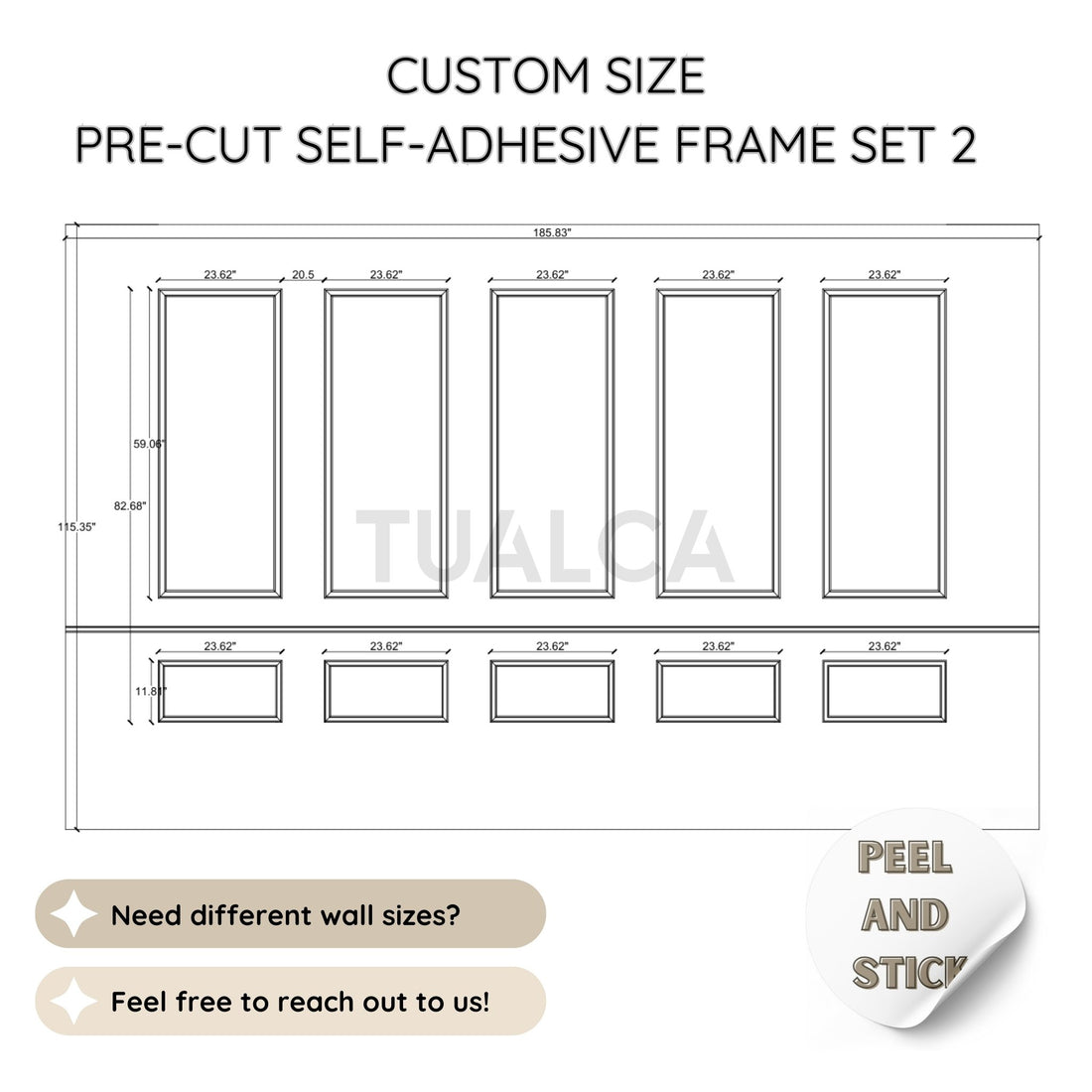 Custom Design Pre-Cut 4 cm Mouldings Kit CST-052