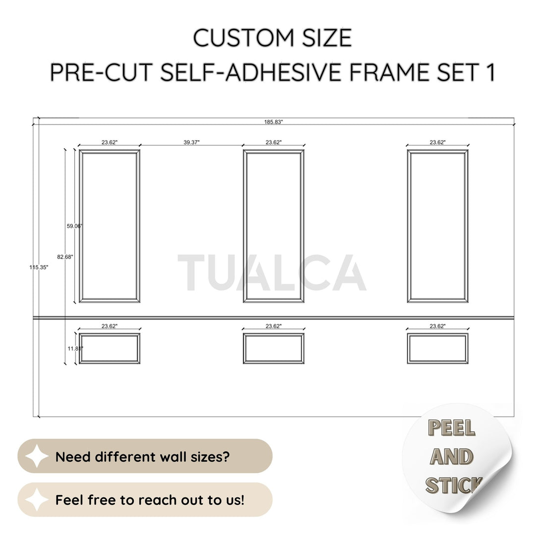 Custom Design Pre-Cut 4 cm Mouldings Kit CST-052