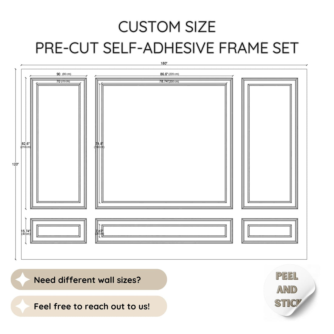 Custom Design  Pre-Cut Wall Panels for Modern Home CST-049