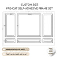 Custom Design  Pre-Cut Wall Panels for Modern Home CST-049