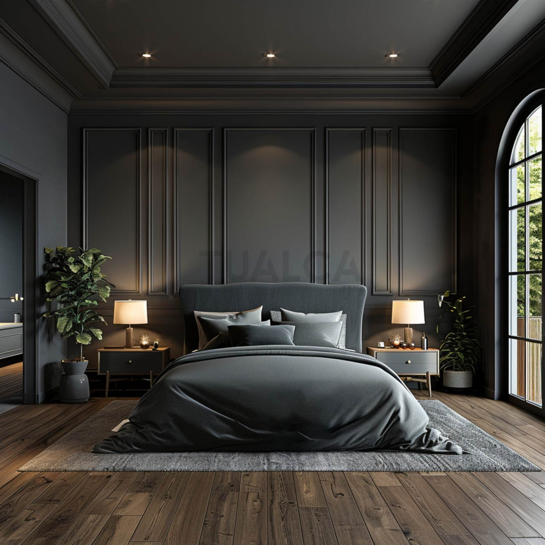 Custom Design Wall Molding Kit CST-046  Pre-Cut & Peel-and-stick Wall Panels