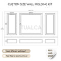 Custom Design Wall Molding Kit CST-053 - Janine