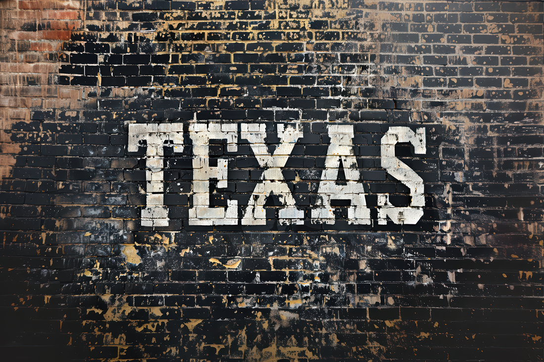 Custom Design Wallpaper with Texas Design Plaster and Brick Textured Wall Decor YMO-05093