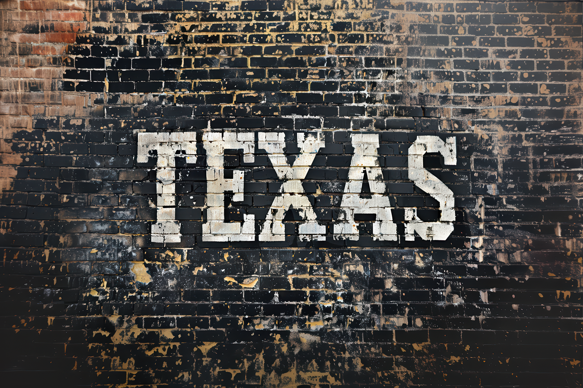 Custom Design Wallpaper with Texas Design Plaster and Brick Textured Wall Decor YMO-05093