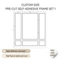 Custom Design Peel and Stick Wall Moulding Kit CST-049