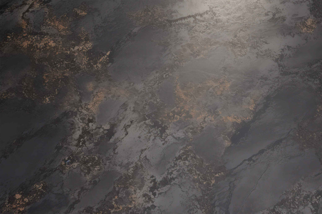 Dark Concrete Wallpaper Plaster Textured Wall Mural YF-02502