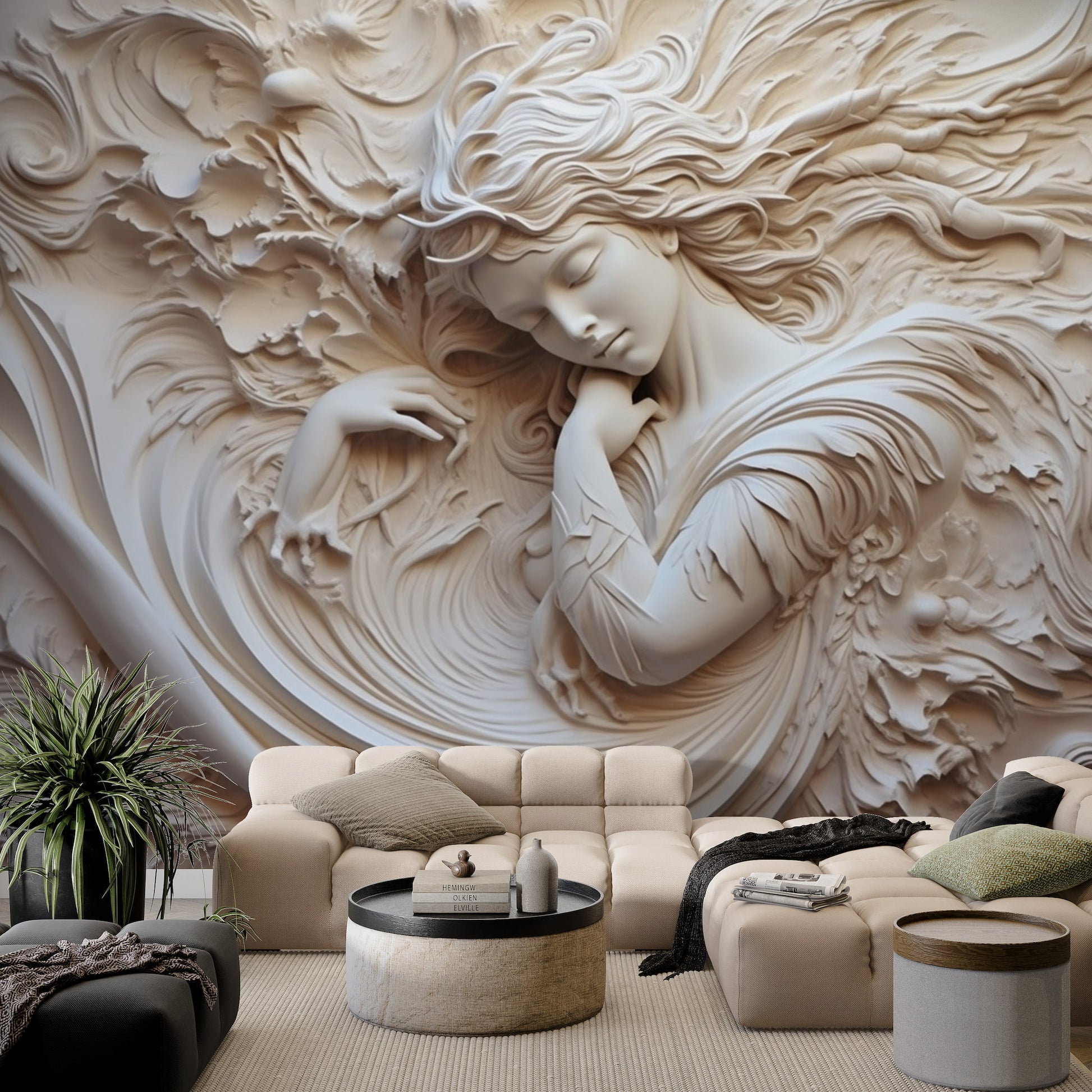 Goddess Venus Relief Wallpaper | Roman Mythology Mural
