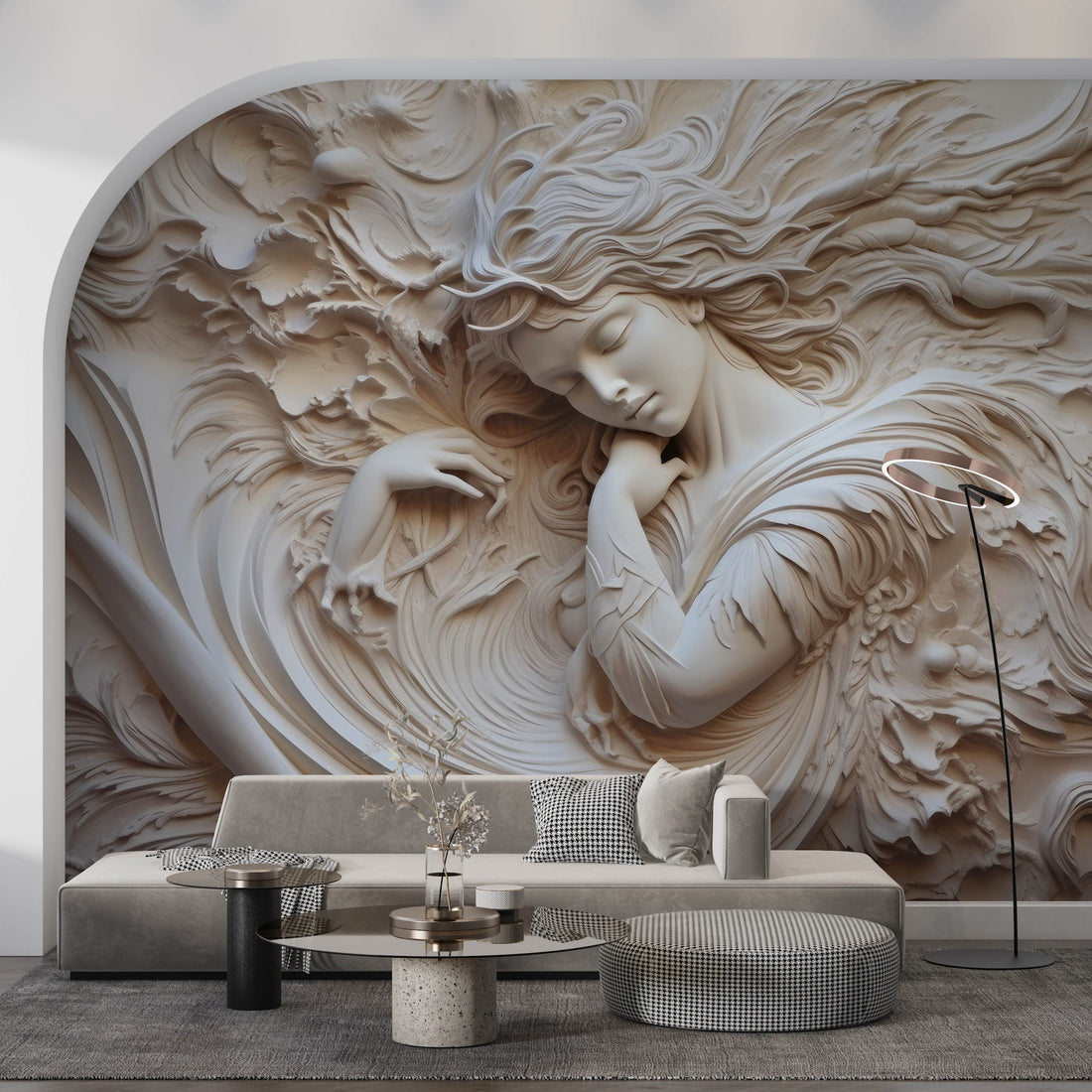 Goddess Venus Relief Wallpaper | Roman Mythology Mural