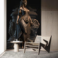 Helen Troy Statue Wallpaper Greek Mythology Mural YM-00299 wallpaper peel and stick
