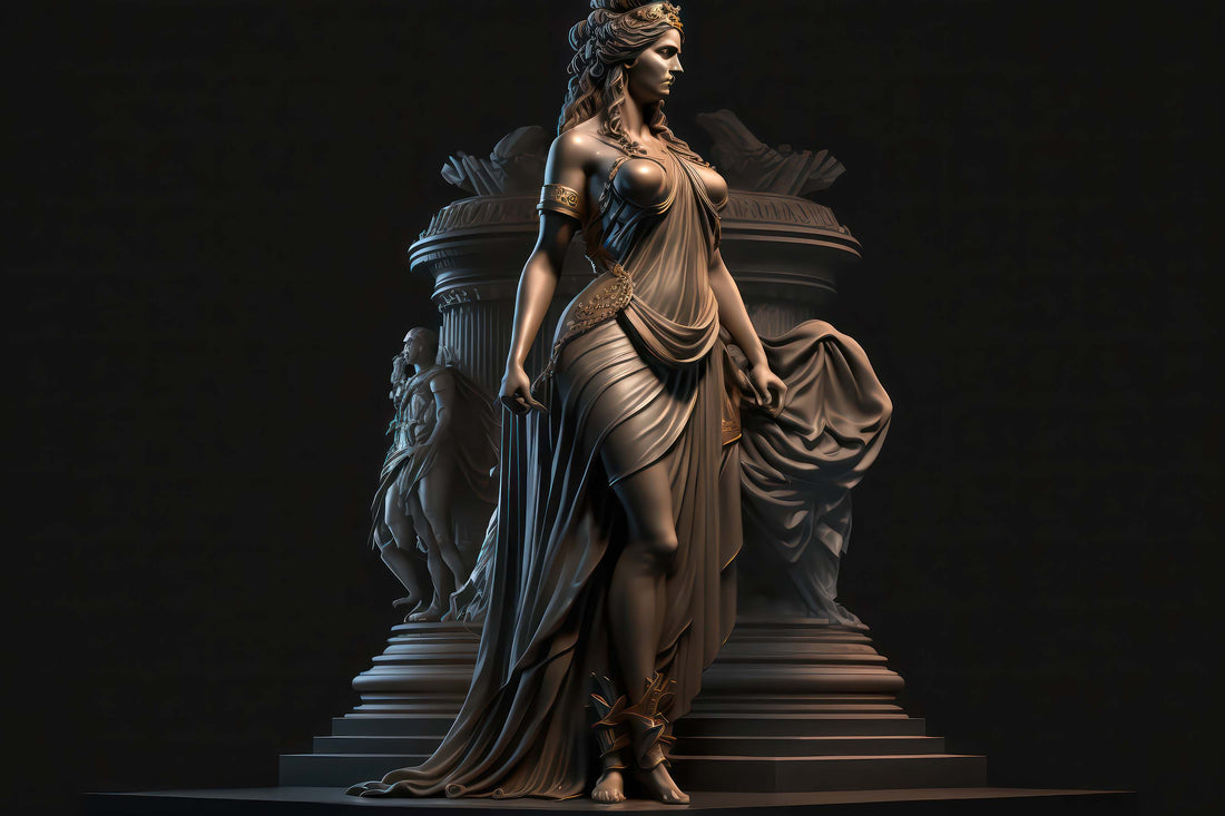 Helen Troy Statue Wallpaper Greek Mythology Mural YM-00299 wallpaper peel and stick