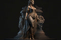 Helen Troy Statue Wallpaper  Greek Mythology Mural  YM-00299