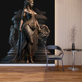 Helen Troy Statue Wallpaper  Greek Mythology Mural  YM-00299