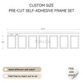 Pre-Cut Self Adhesive Frame Set CST-003 10feet by 11inchs