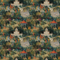 Lush Jaipur Garden Wallpaper, Indian Wallpaper, Scenic Wall Art, India Mughal Design YM-30019