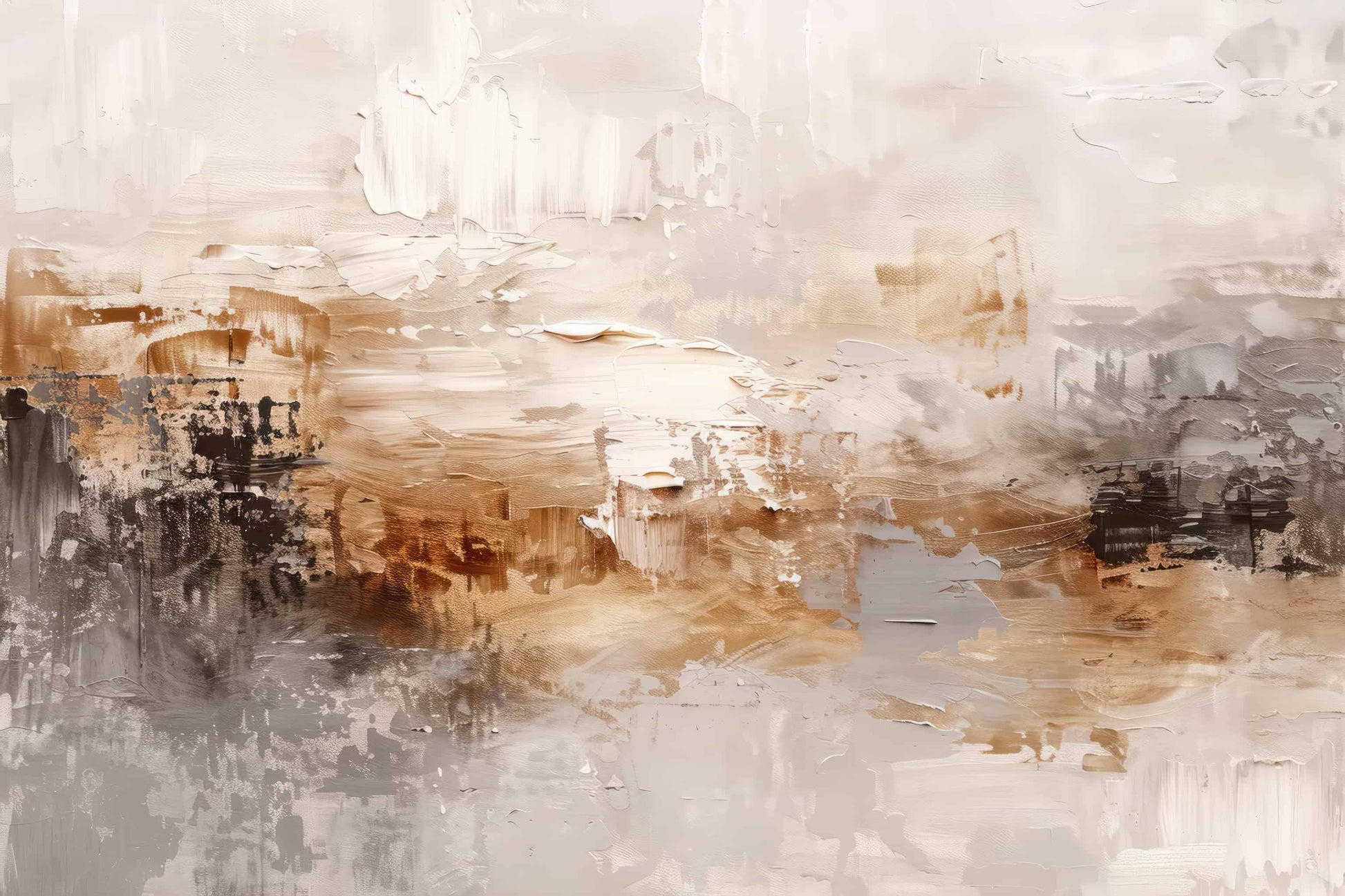 Luxury Plaster Wallpaper | Biege Textured Concrete Wall Mural YS-02548
