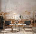 Luxury Plaster Wallpaper | Biege Textured Concrete Wall Mural YS-02548