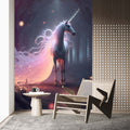 Magic Unicorn Wallpaper  Fairy Wall Mural YCO-00009