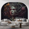 Medusa Statue Wallpaper  Greek Mythology Wall Mural